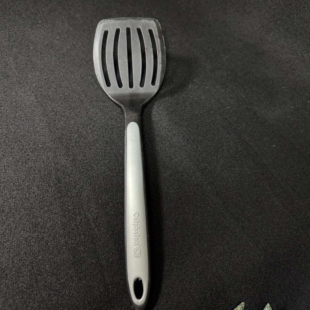 Calphalon Black‎ Nylon Slotted Turner Spatula Nonstick Safe 0571219